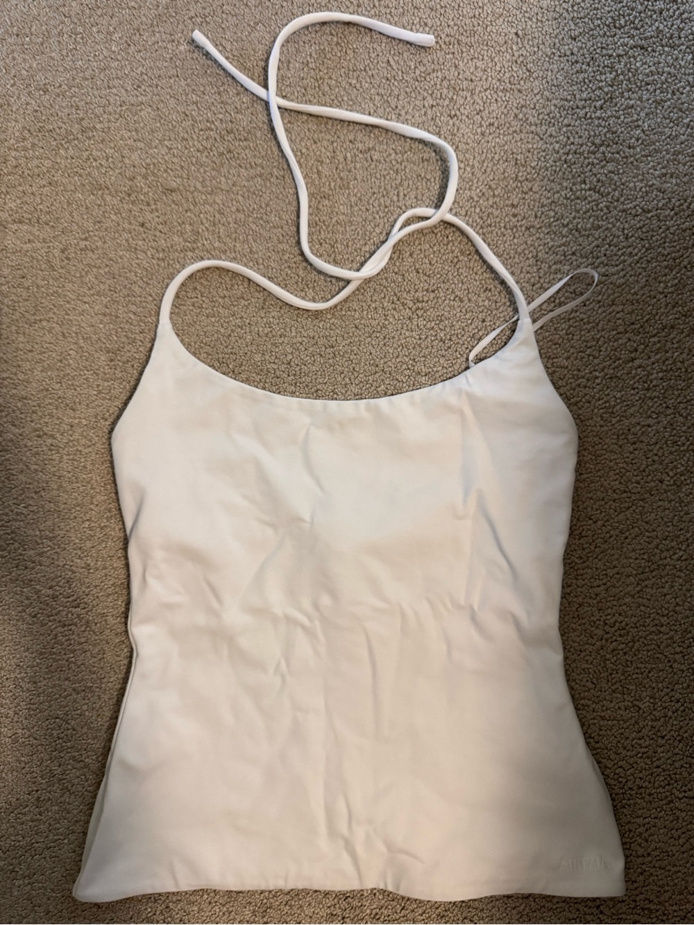 Aritzia White Halter-Strap Camisole
